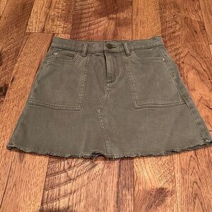 Dl1961 Girl’s Army Jenny Mini Skirt Size 14